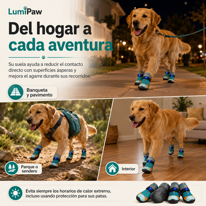 Zapatos LumiPaw™ con Luz LED para Perros