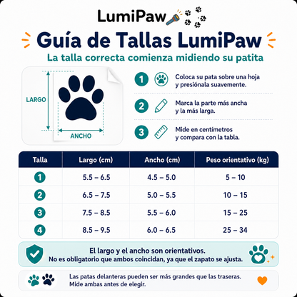 Zapatos LumiPaw™ con Luz LED para Perros